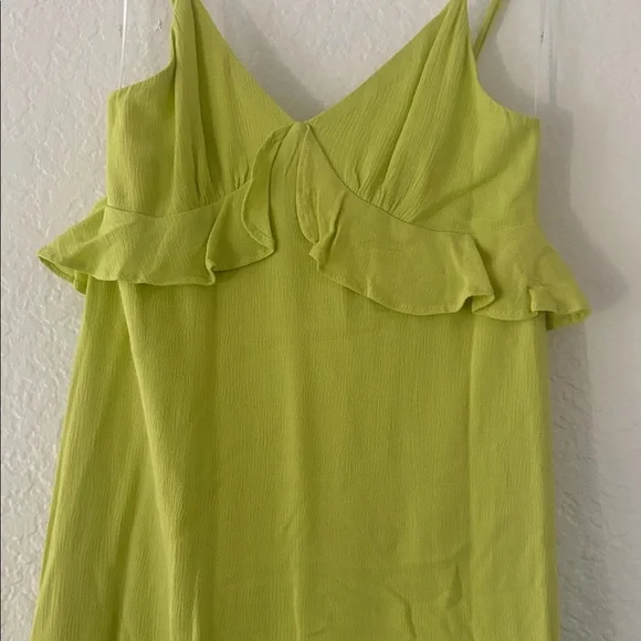 Lulus Island Time Lime Green Ruffled Midi Dress - Picture 9 of 15